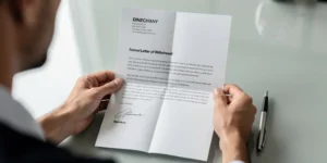 modèle lettre de désistement