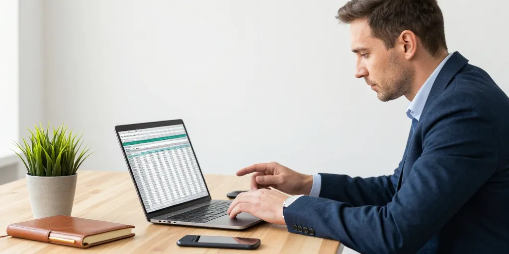 tableau de trésorerie excel